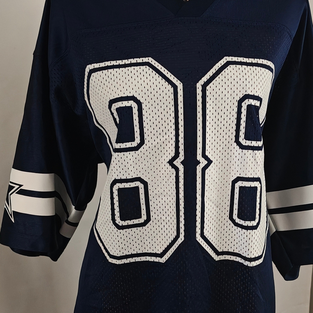 Navy Blue Football Jersey with White Number 88
